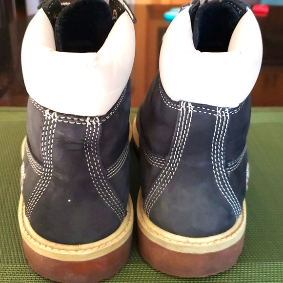Timberland rare blue leather boots - Picture 3 of 10